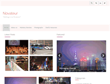 Tablet Screenshot of novateur.net